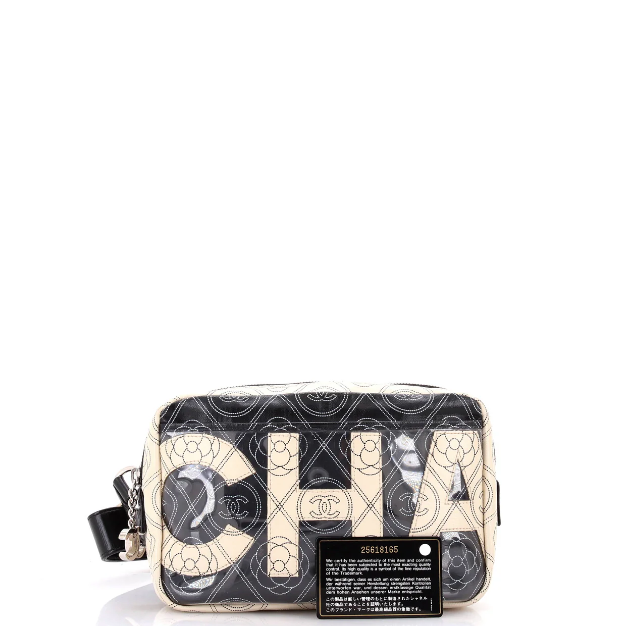 Logo Camera Bag Printed Coated Canvas Medium - Deep Luxury