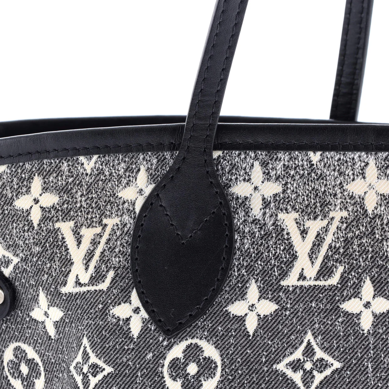 Neverfull NM Tote Monogram Jacquard Denim MM - Deep Luxury