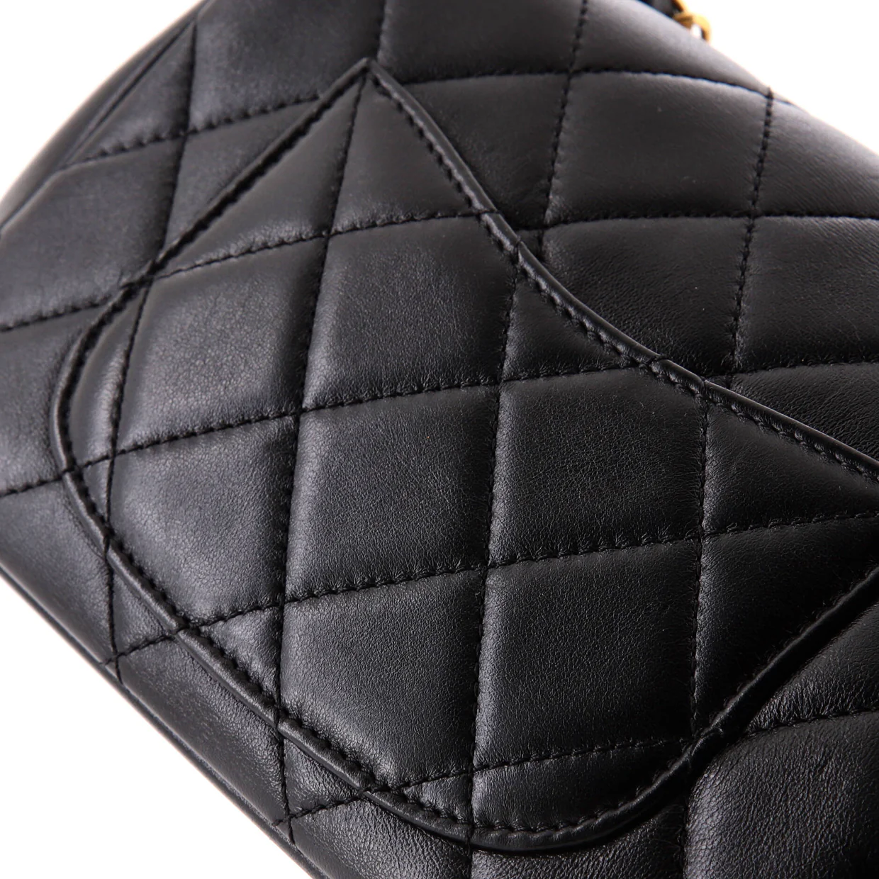 Paris Monaco Flap Bag Quilted Lambskin Mini - Deep Luxury