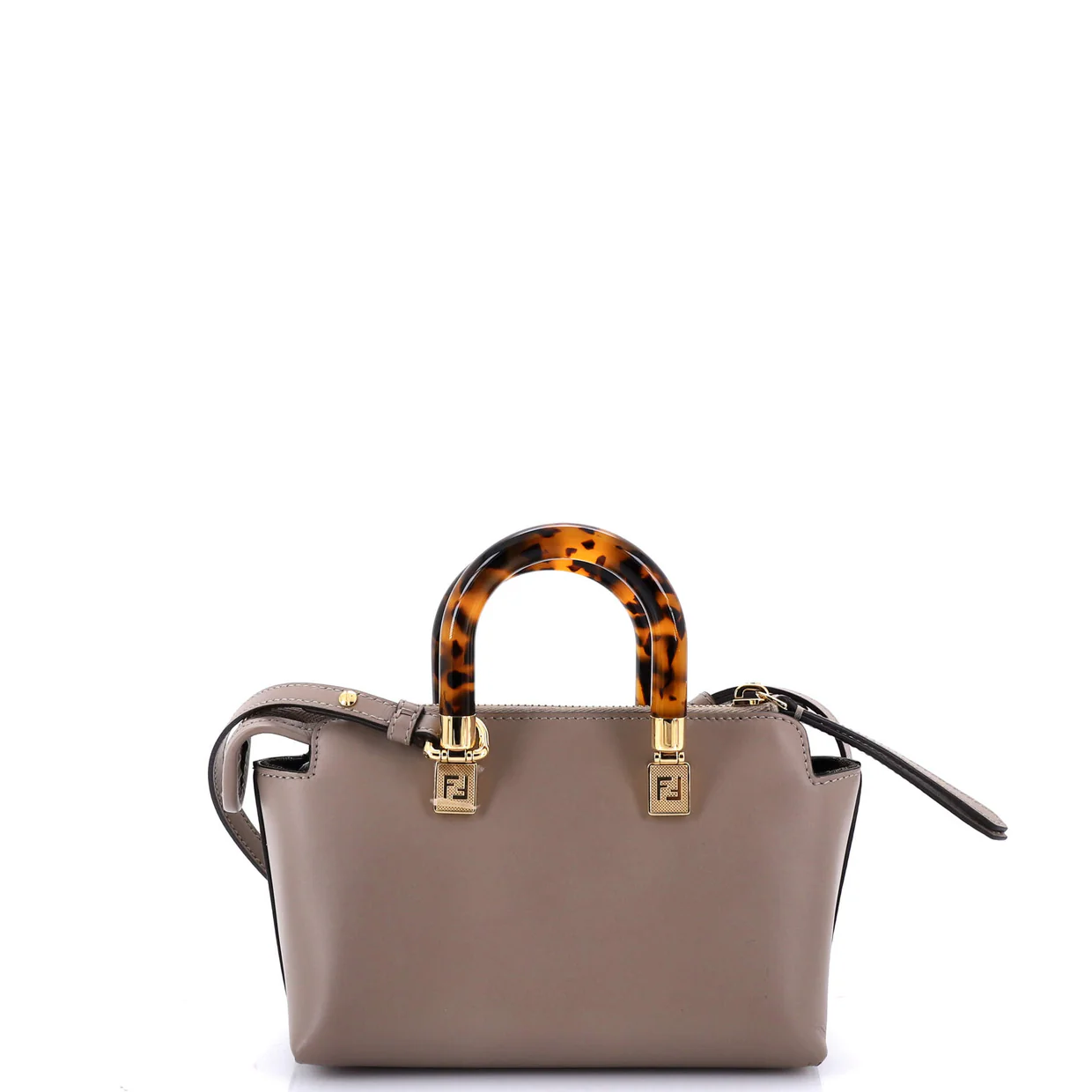 Logo By The Way Top Handle Bag Embossed Leather Mini - Deep Luxury