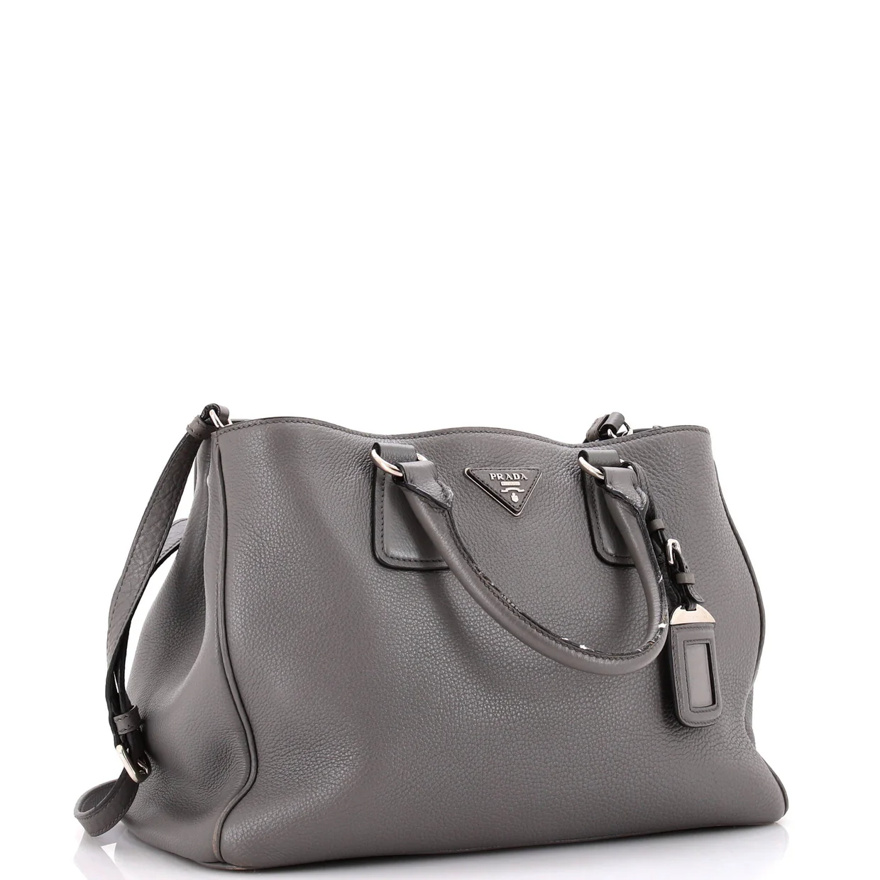 Convertible Shopping Tote Vitello Daino Medium - Deep Luxury