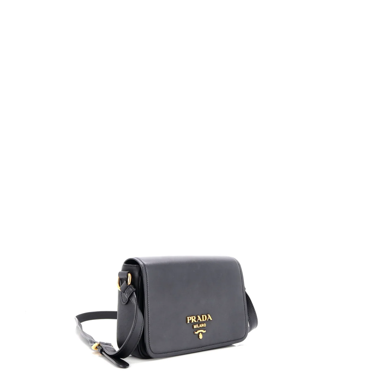 Full Flap Crossbody Bag Vitello Lux Small - Deep Luxury