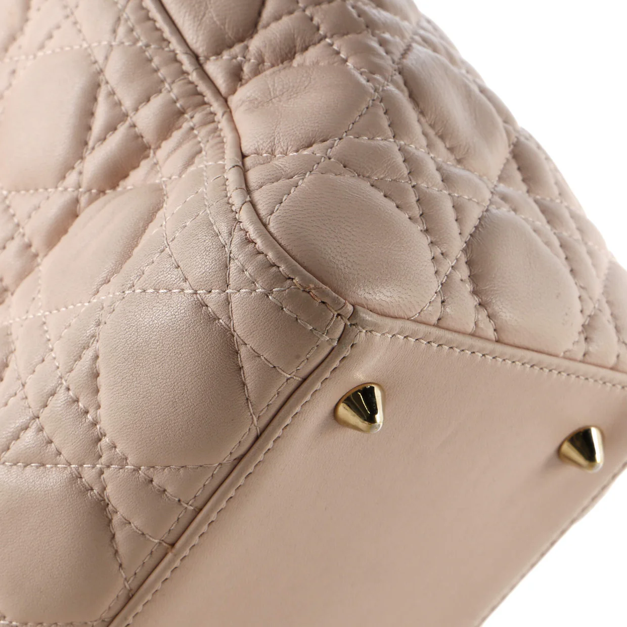 Lady Dior Bag Cannage Quilt Lambskin Medium - Deep Luxury