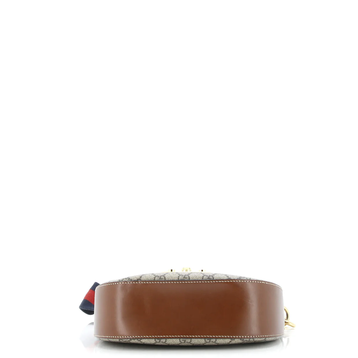 Padlock Saddle Shoulder Bag GG Coated Canvas and Leather Medium - Deep Luxury