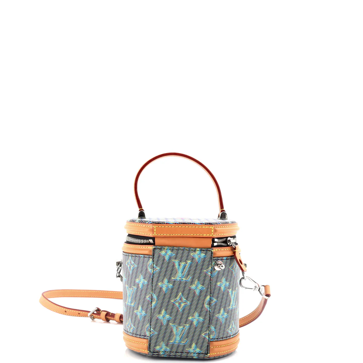 Cannes Handbag Damier Monogram LV Pop Canvas - Deep Luxury