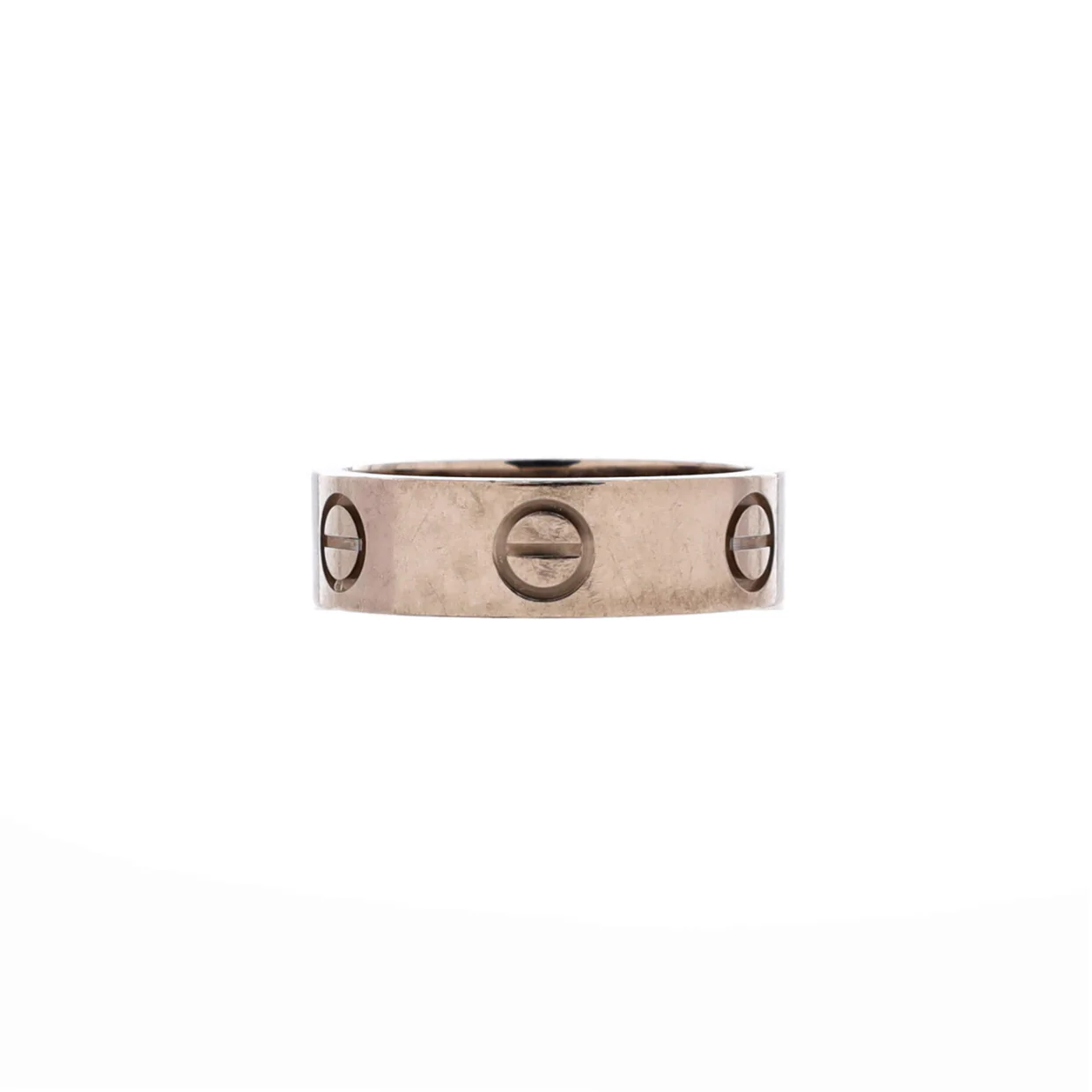 Love Band Ring 18K White Gold - Deep Luxury