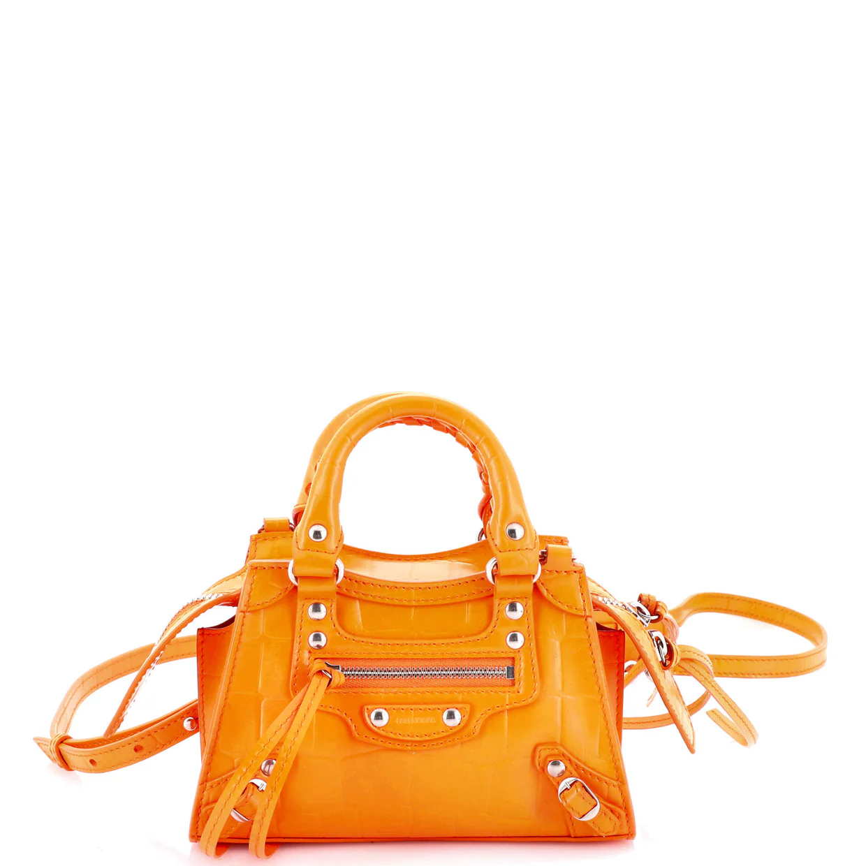 Neo Classic City Bag Crocodile Embossed Leather Nano - Deep Luxury