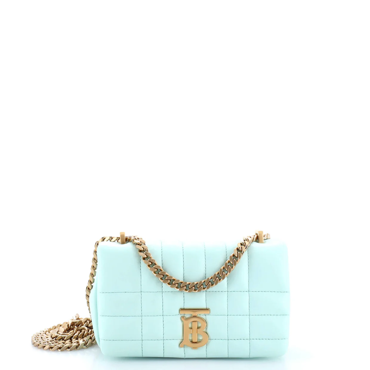 Lola Shoulder Bag Exploded Check Quilted Lambskin Mini - Deep Luxury