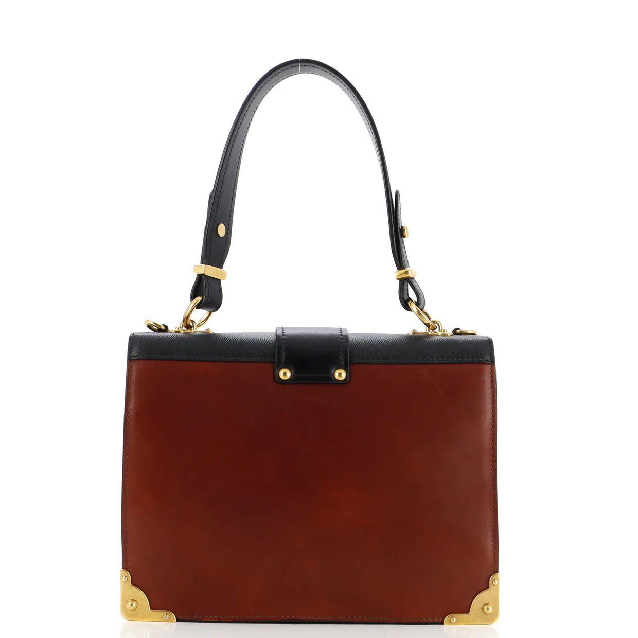 Animalier Cahier Convertible Shoulder Bag City Calf and Saffiano Medium - Deep Luxury