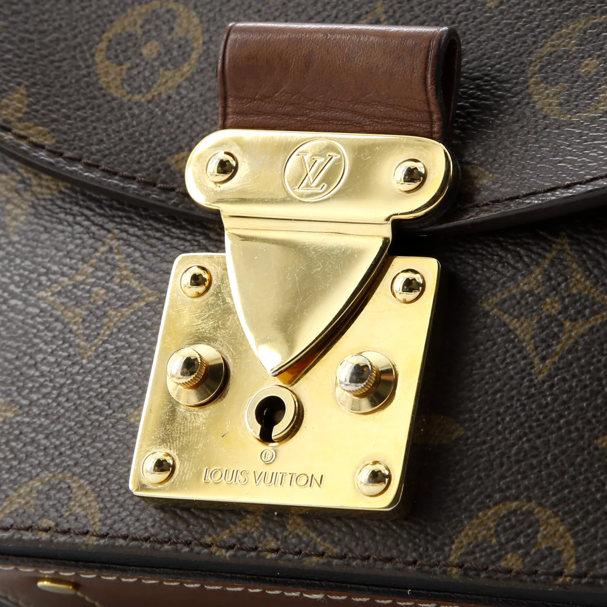 Eden Handbag Monogram Canvas PM - Deep Luxury