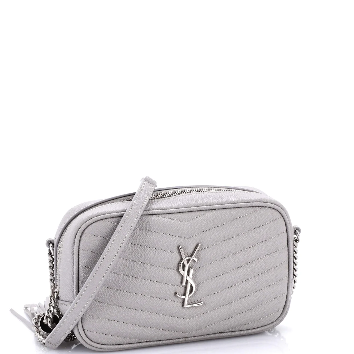 Lou Camera Bag Matelasse Chevron Leather Mini - Deep Luxury