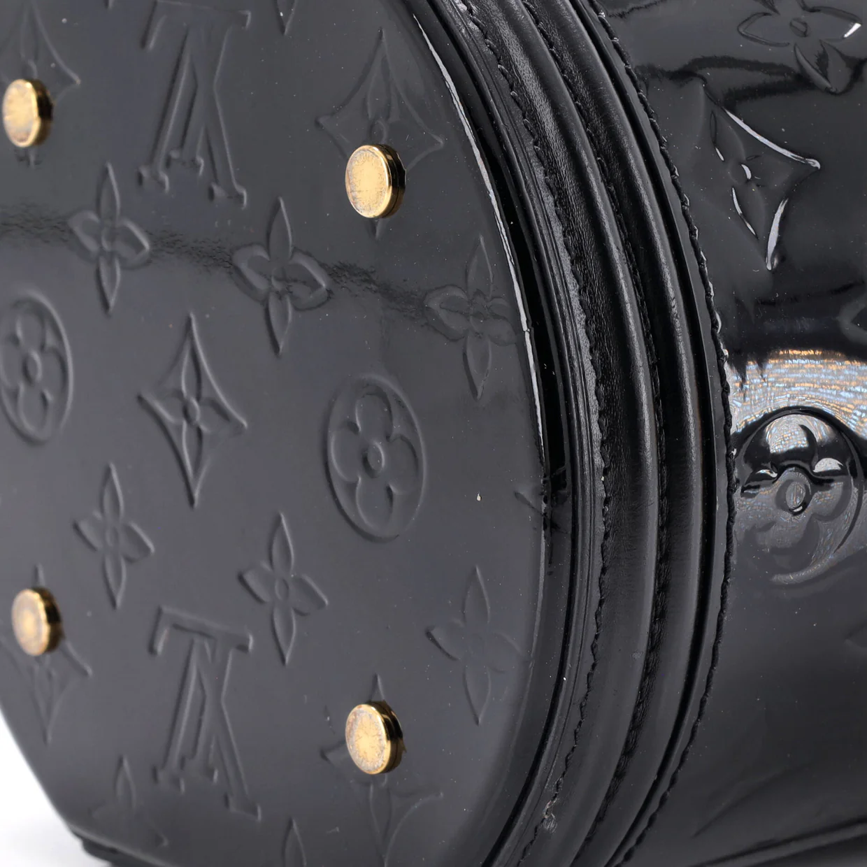 Cannes Handbag Monogram Vernis - Deep Luxury