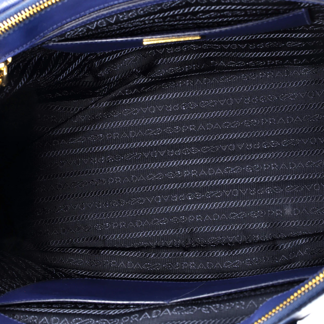 Double Zip Lux Tote Saffiano Leather Large - Deep Luxury