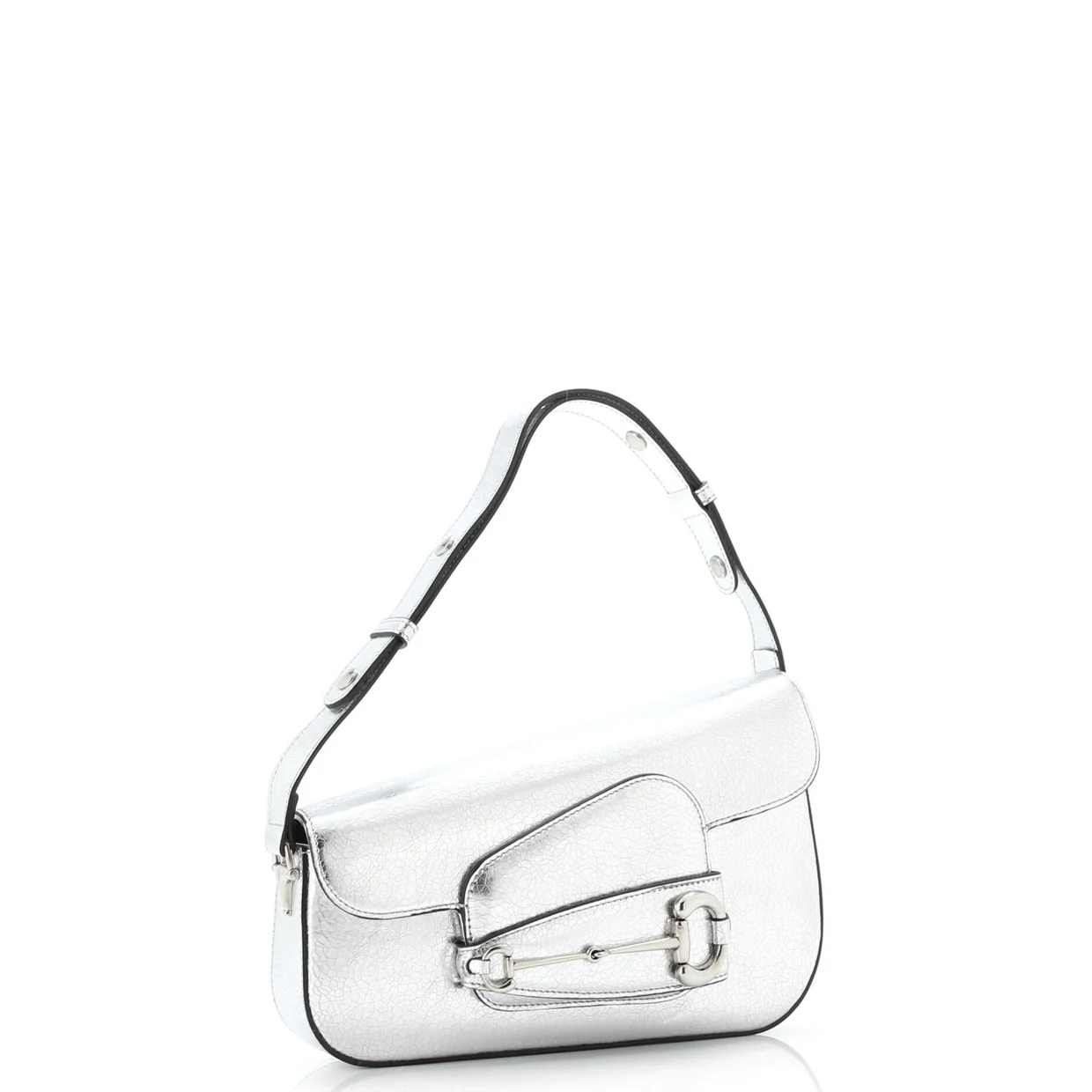 Horsebit 1955 Asymmetric Shoulder Bag Leather Small - Deep Luxury