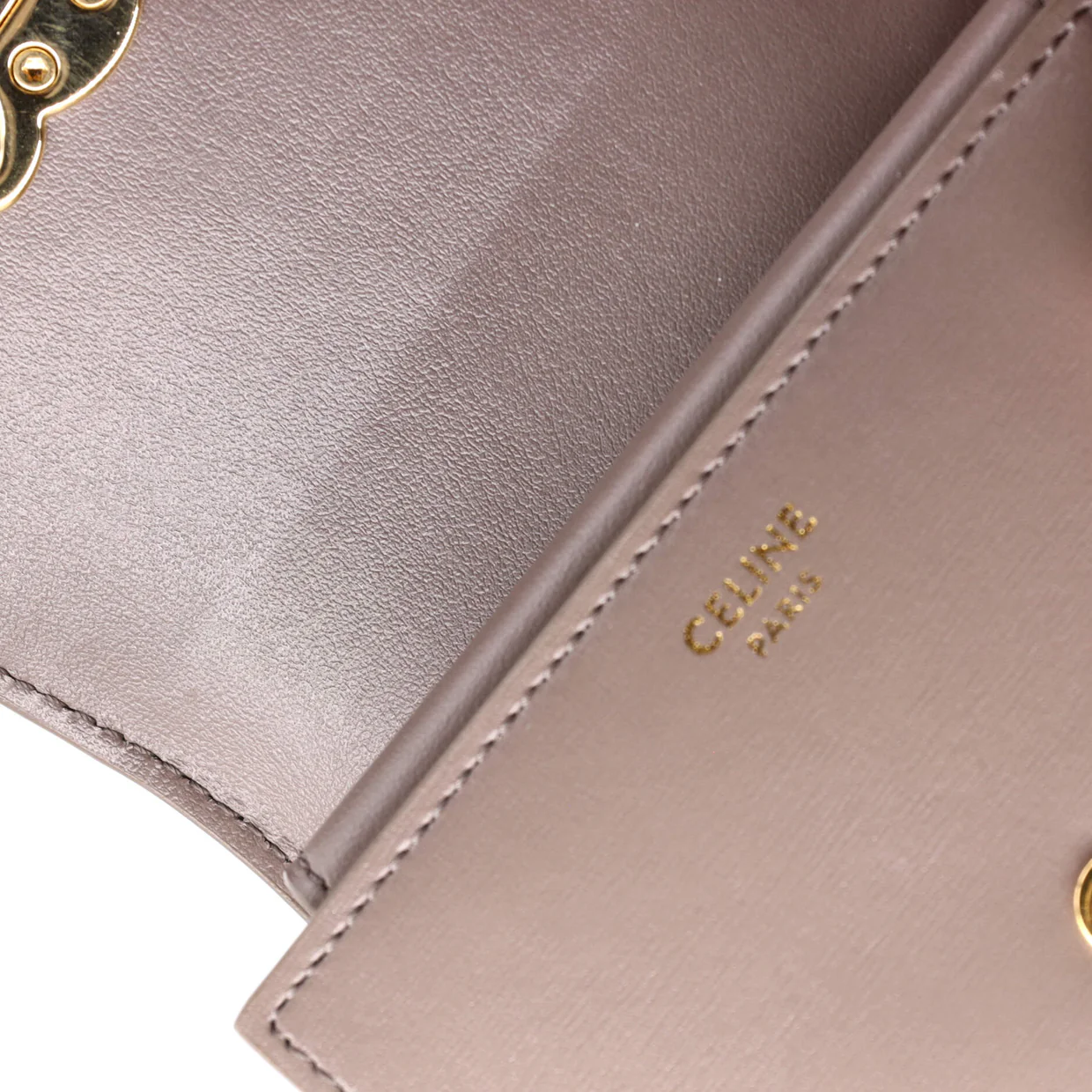 Triomphe Trifold Wallet Leather Small - Deep Luxury