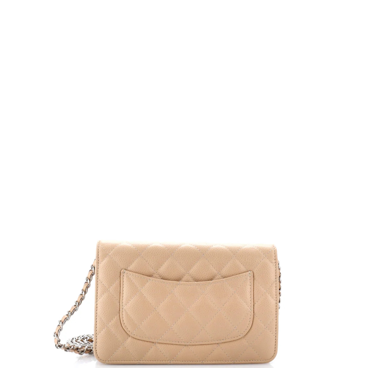 Wallet on Chain Quilted Caviar - Deep Luxury
