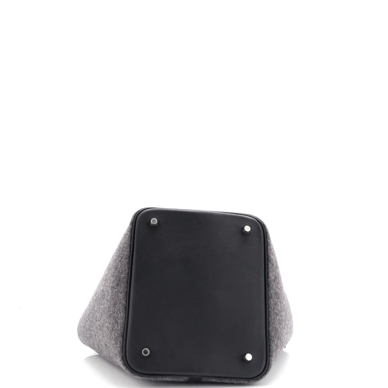 Picotin Lock Bag Felt with Leather MM - Deep Luxury