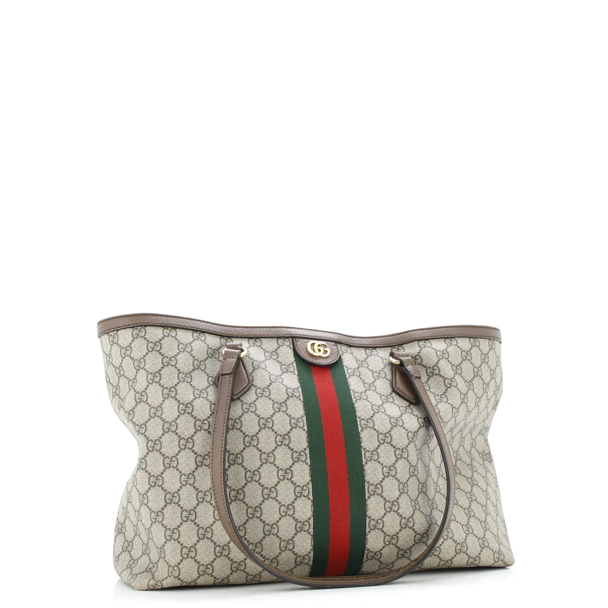 Ophidia Shopping Tote GG Coated Canvas Medium - Deep Luxury