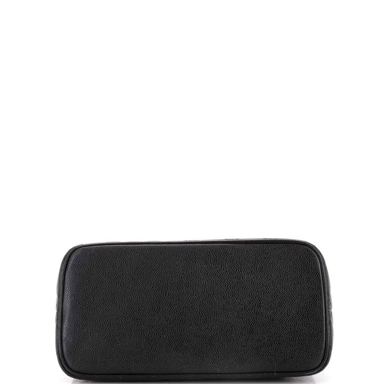 Medallion Tote Quilted Caviar - Deep Luxury