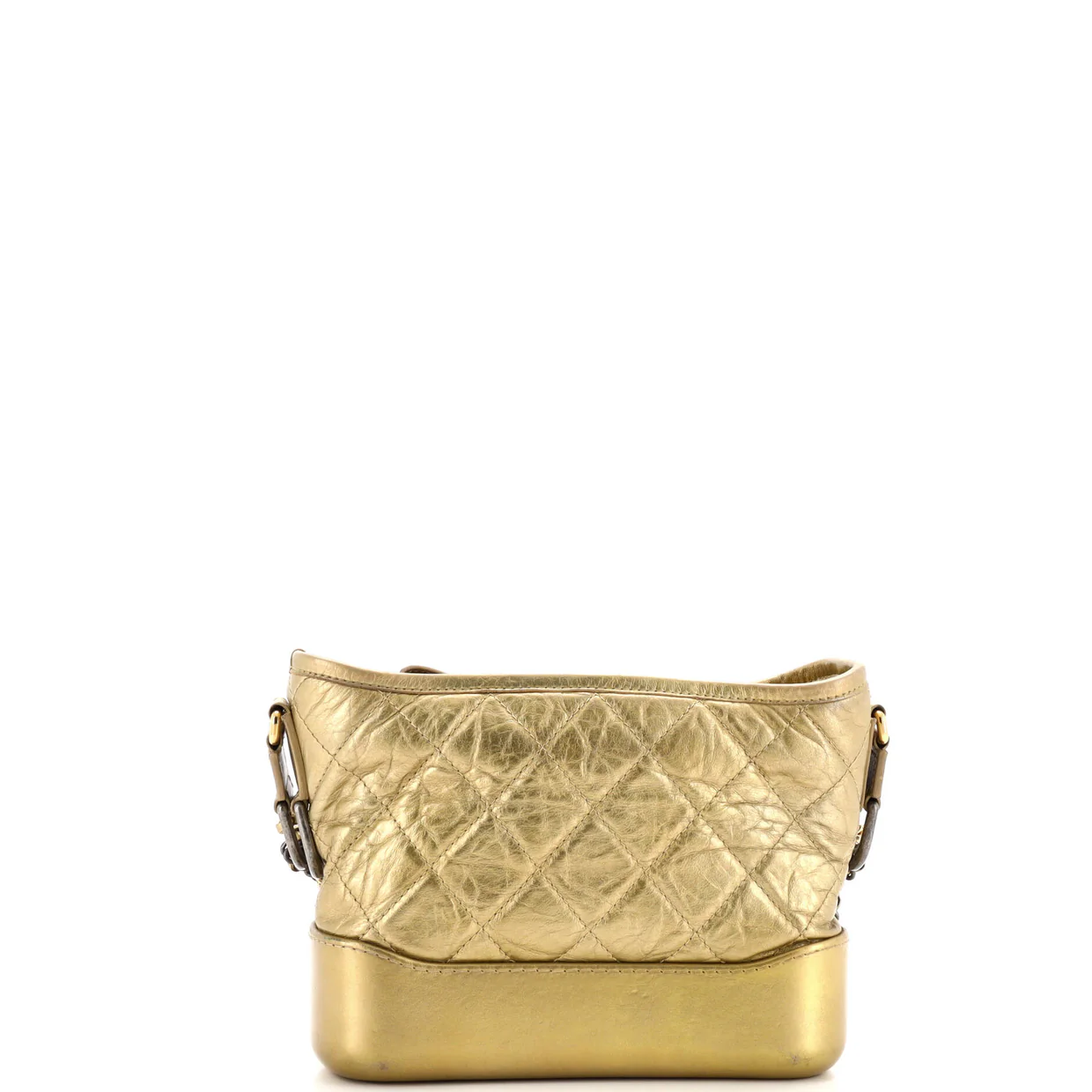 Gabrielle Hobo Quilted Aged Calfskin Small - Deep Luxury