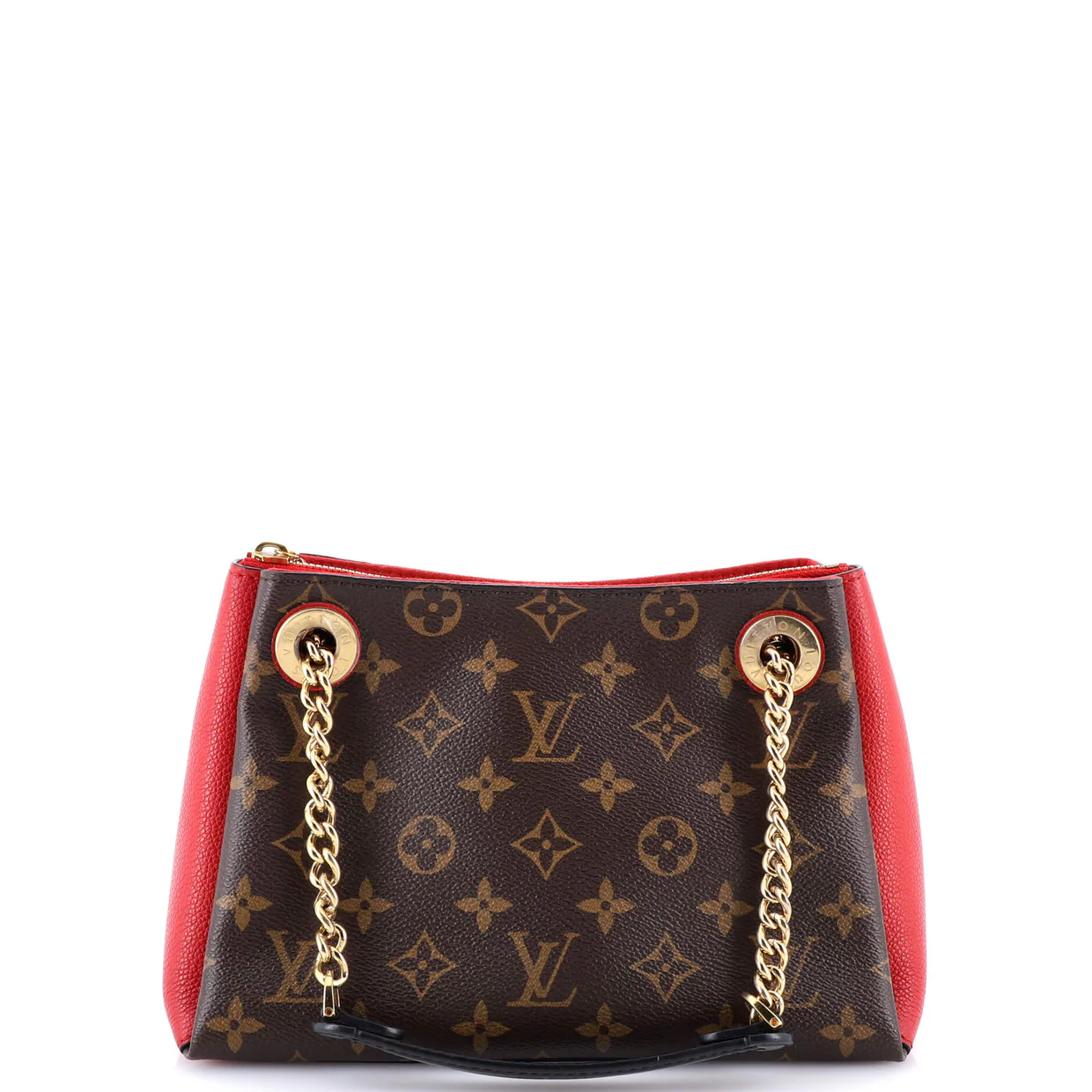 Surene Handbag Monogram Canvas with Leather BB - Deep Luxury