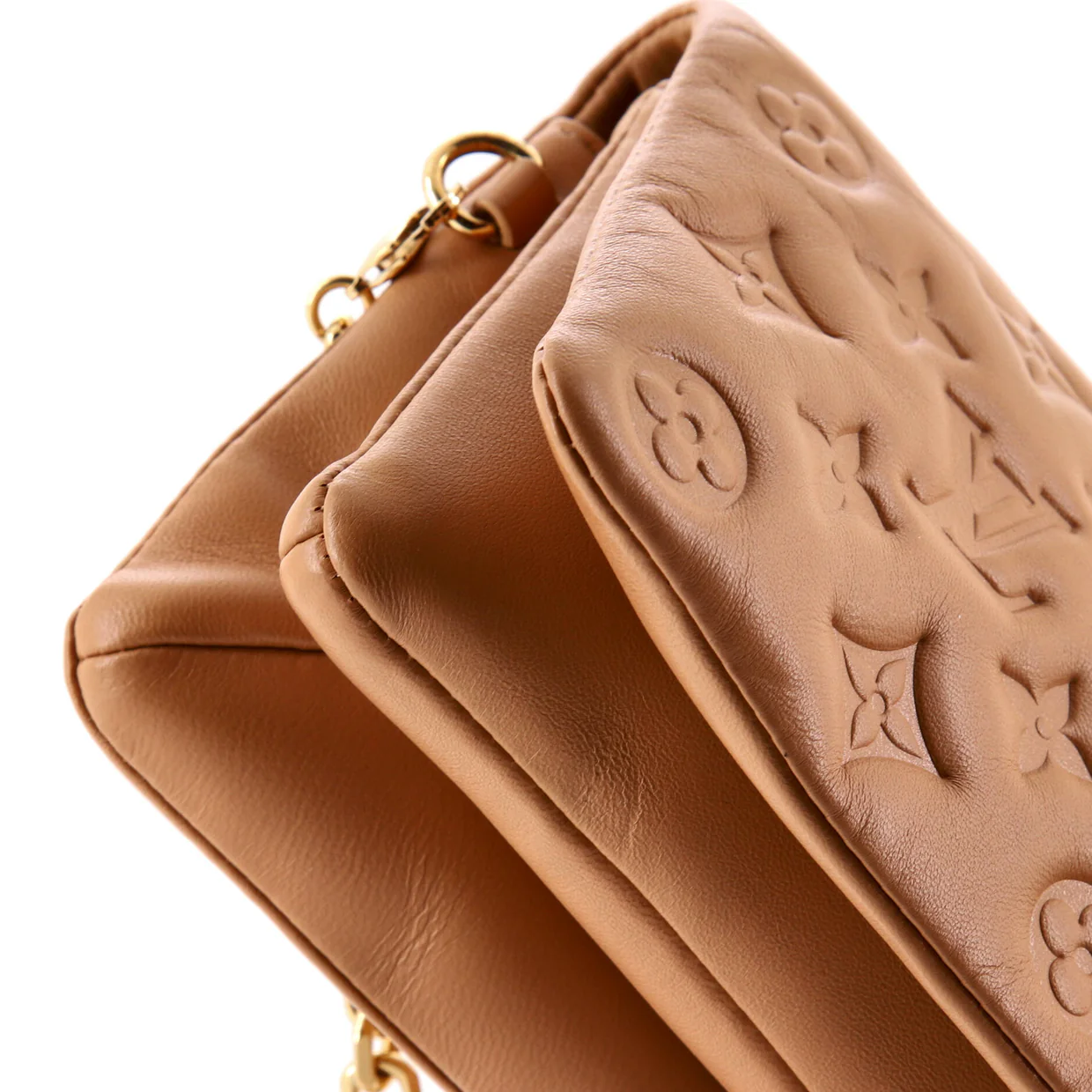 Coussin Pochette Monogram Embossed Lambskin - Deep Luxury