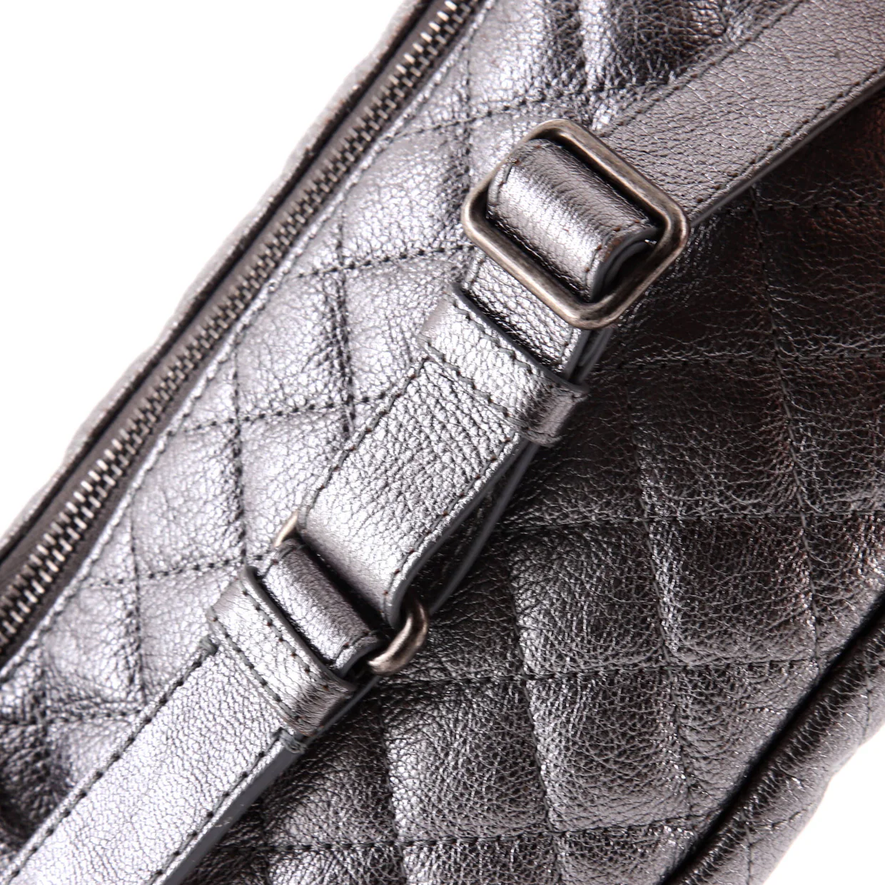 Banane Waist Bag Quilted Leather - Deep Luxury