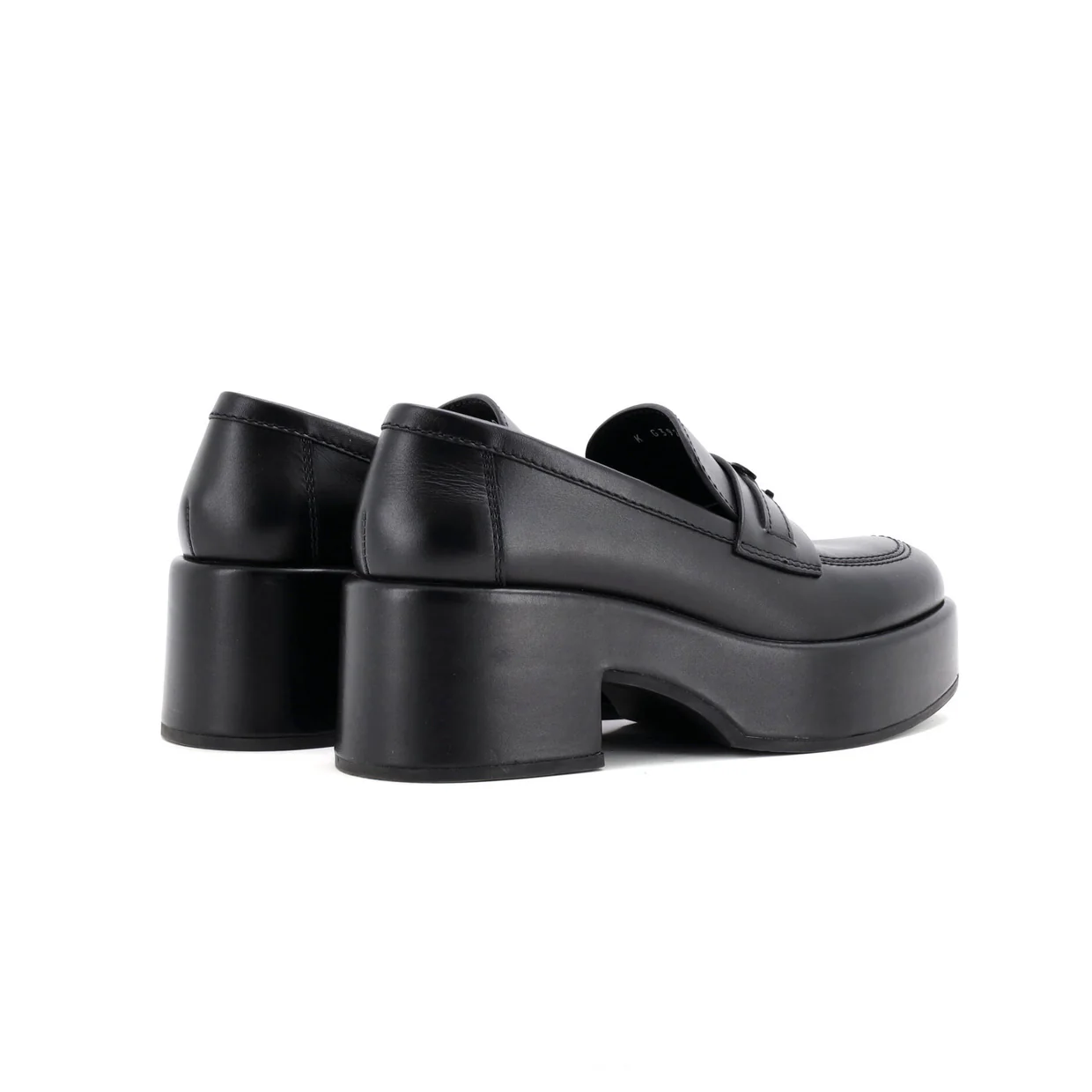Women's CC Platform Loafers Leather - Deep Luxury
