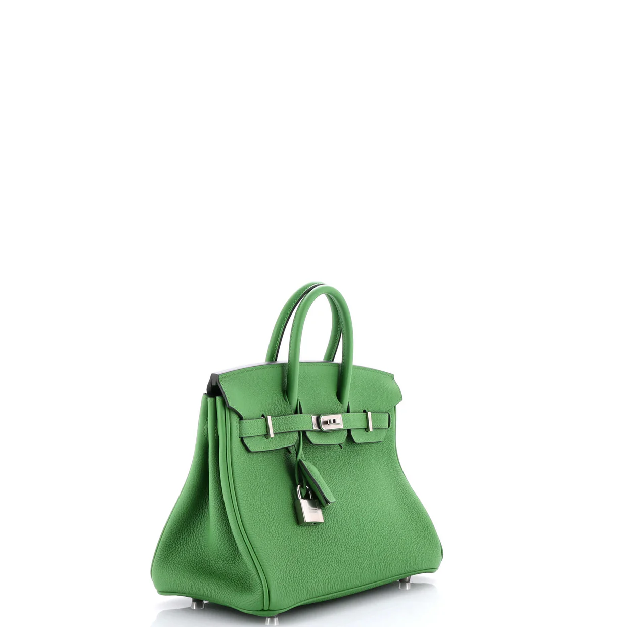 Birkin Handbag Vert Yucca Togo with Palladium Hardware 25 - Deep Luxury