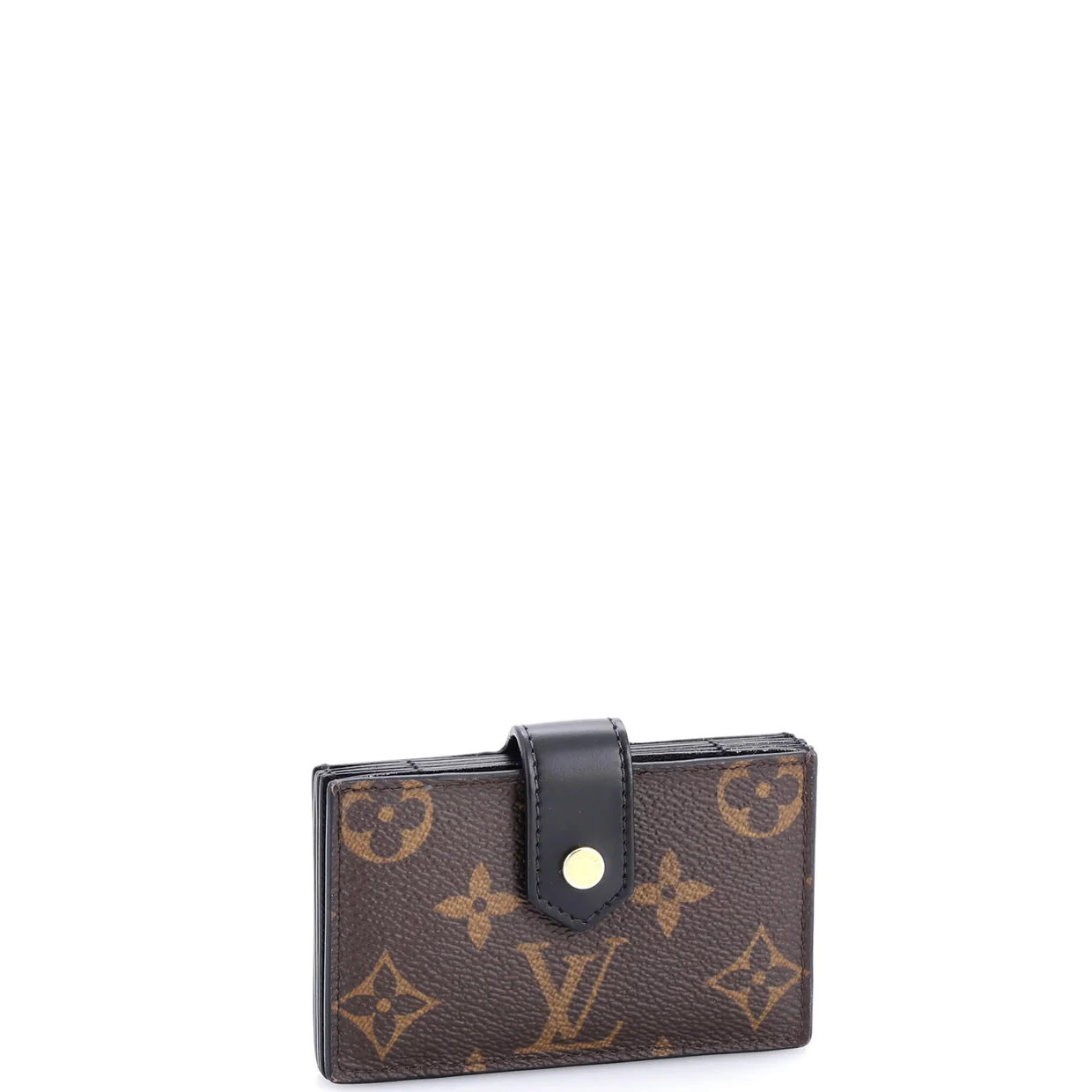 Gusseted Card Holder Monogram Canvas - Deep Luxury