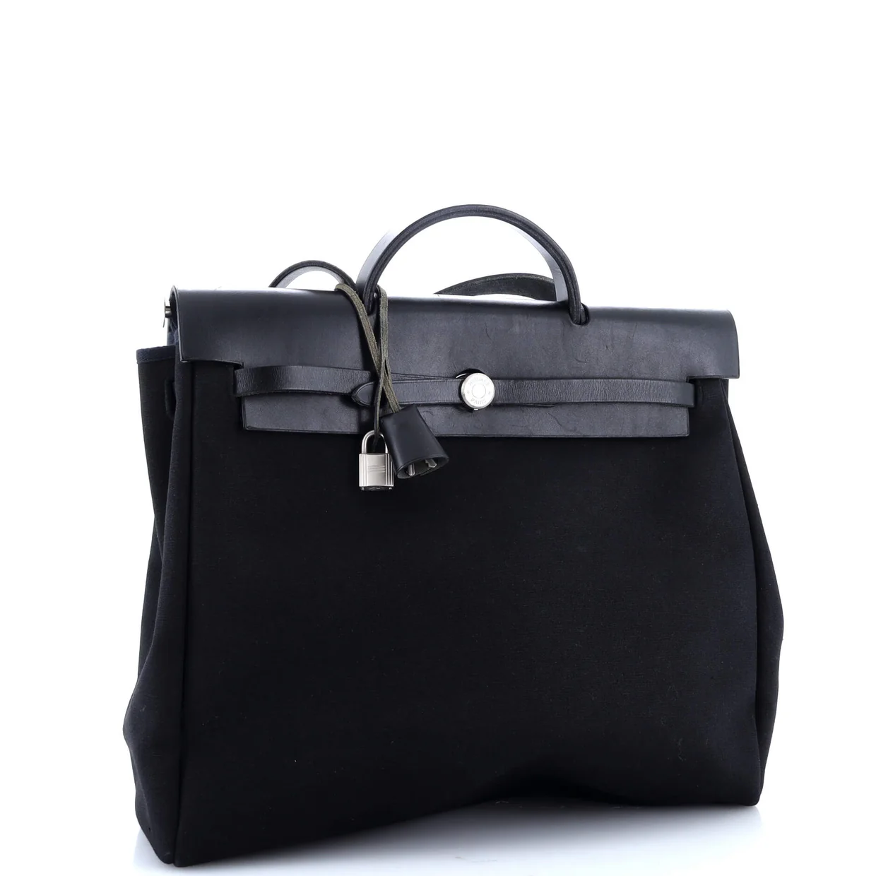 Herbag Toile and Leather MM - Deep Luxury