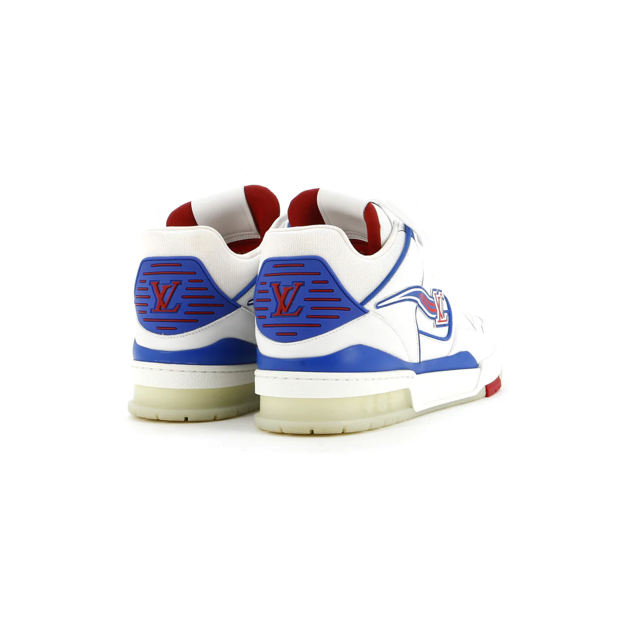 Men's LV Trainer Line Sneakers Leather - Deep Luxury