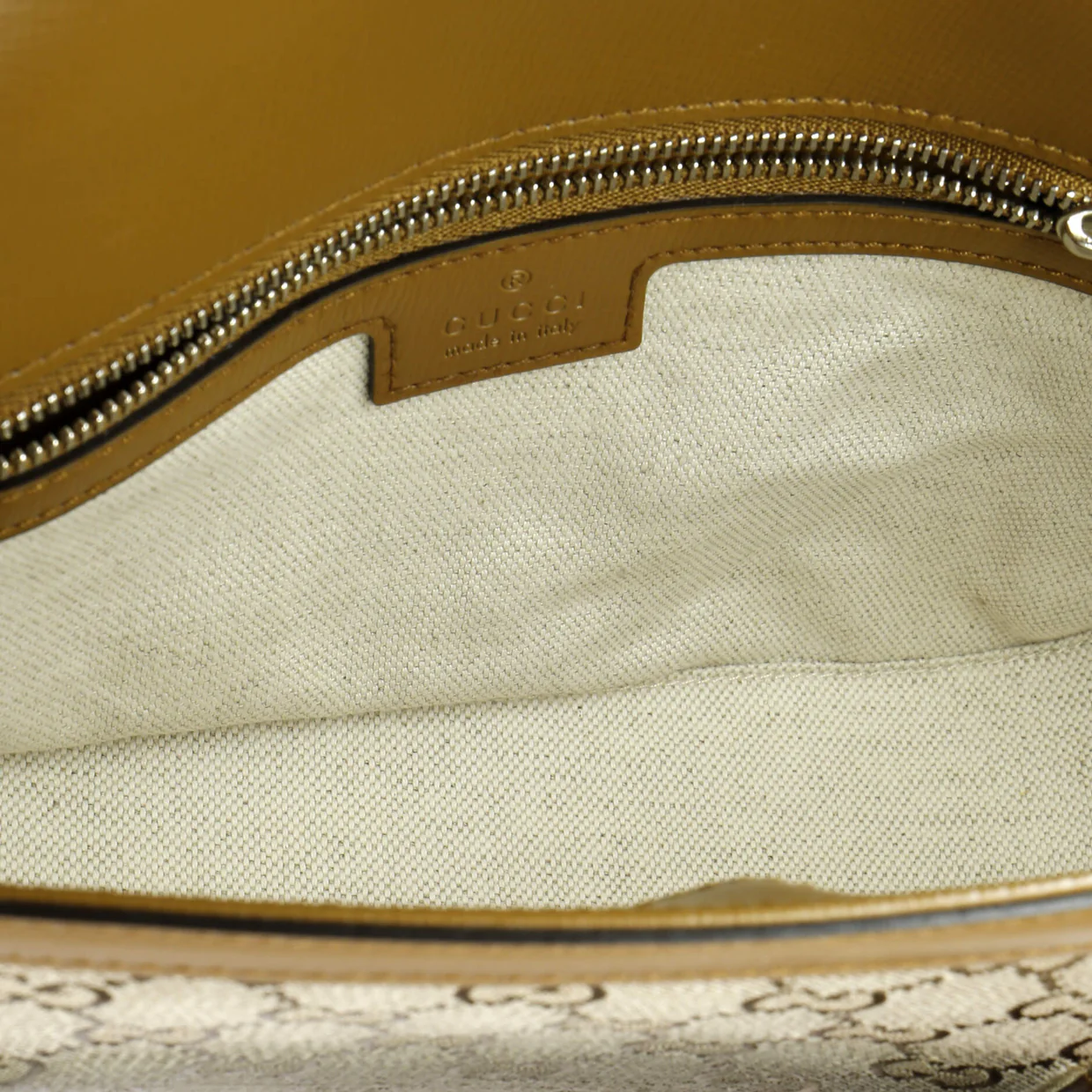 Horsebit 1955 Asymmetric Shoulder Bag GG Canvas with Leather Small - Deep Luxury