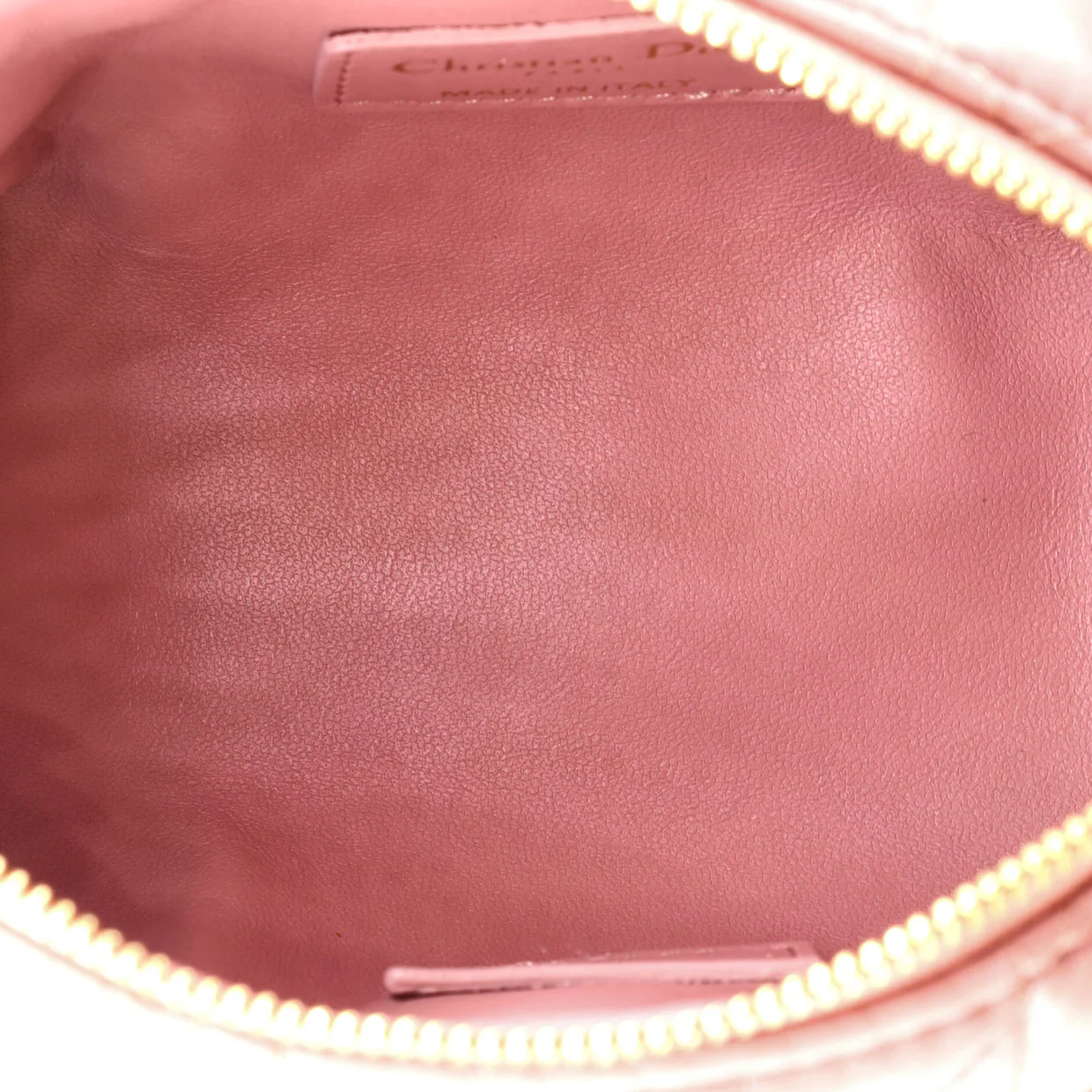 DiorTravel Nomad Pouch Macrocannage Quilt Calfskin Small - Deep Luxury