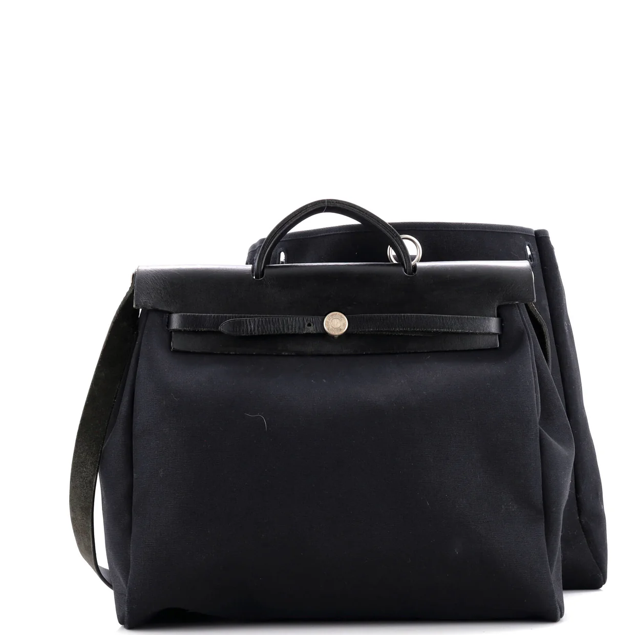 Herbag Zip Leather and Toile 39 - Deep Luxury