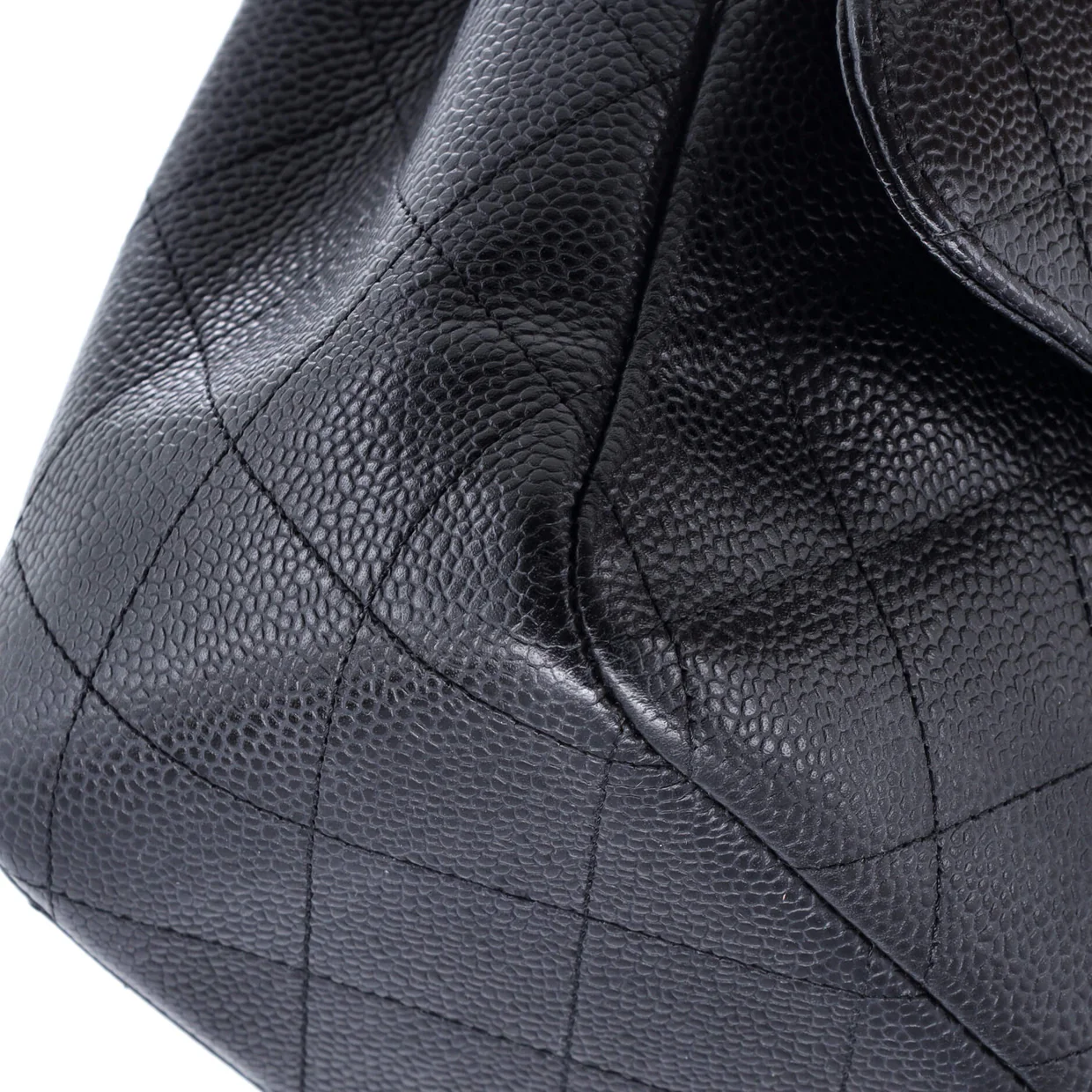 Classic Double Flap Bag Quilted Caviar Jumbo - Deep Luxury