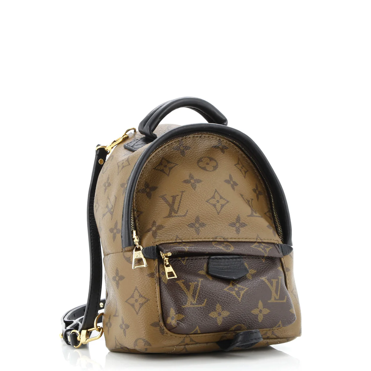 Palm Springs Backpack Reverse Monogram Canvas Mini - Deep Luxury