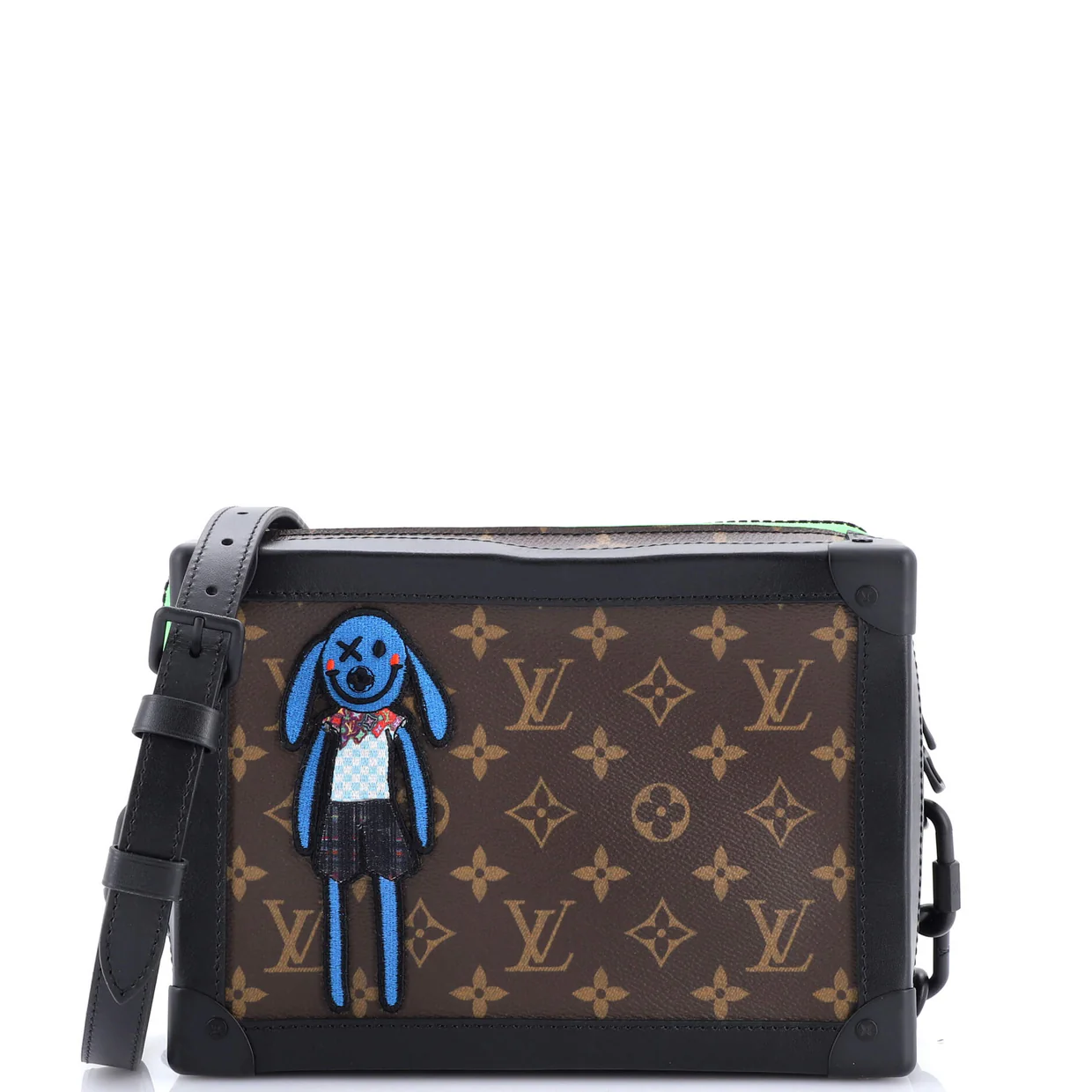 Soft Trunk Bag Monogram Canvas with LV Friends Patch - Deep Luxury