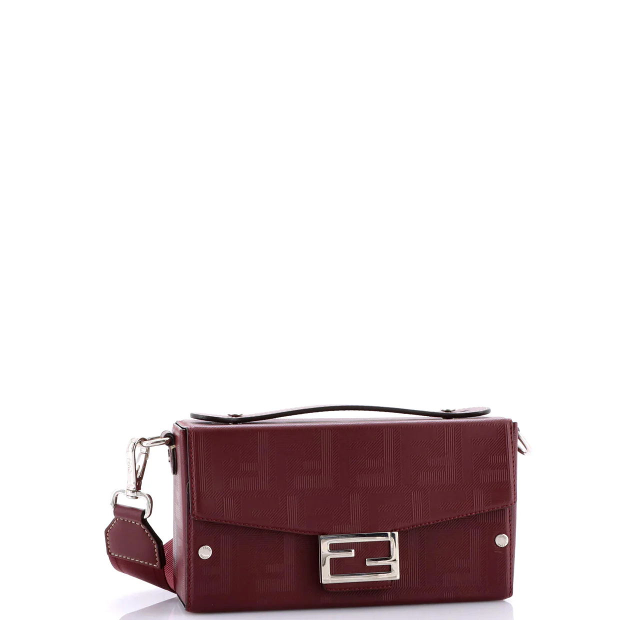 Baguette Soft Trunk Bag Zucca Leather - Deep Luxury
