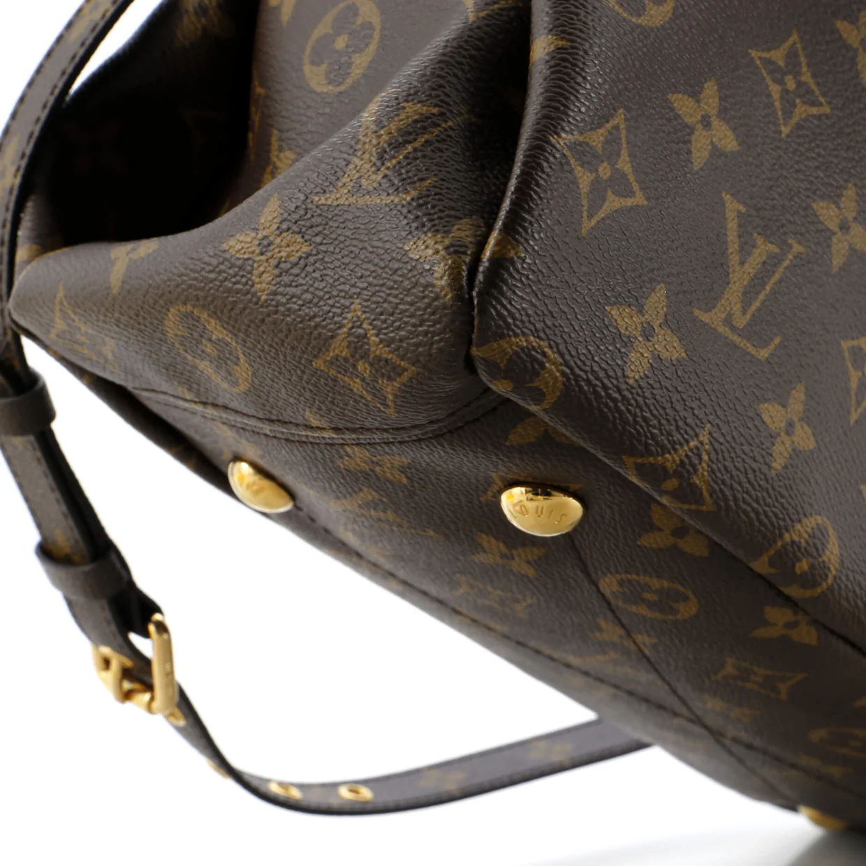 Pallas Tote Monogram Canvas with Leather - Deep Luxury