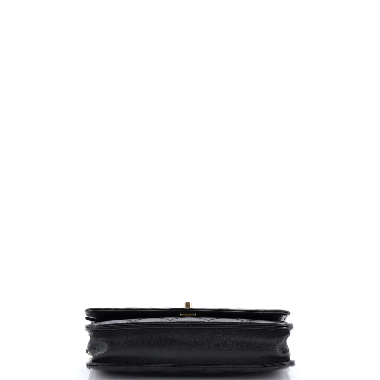 Pearl Crown Wallet on Chain Quilted Lambskin - Deep Luxury