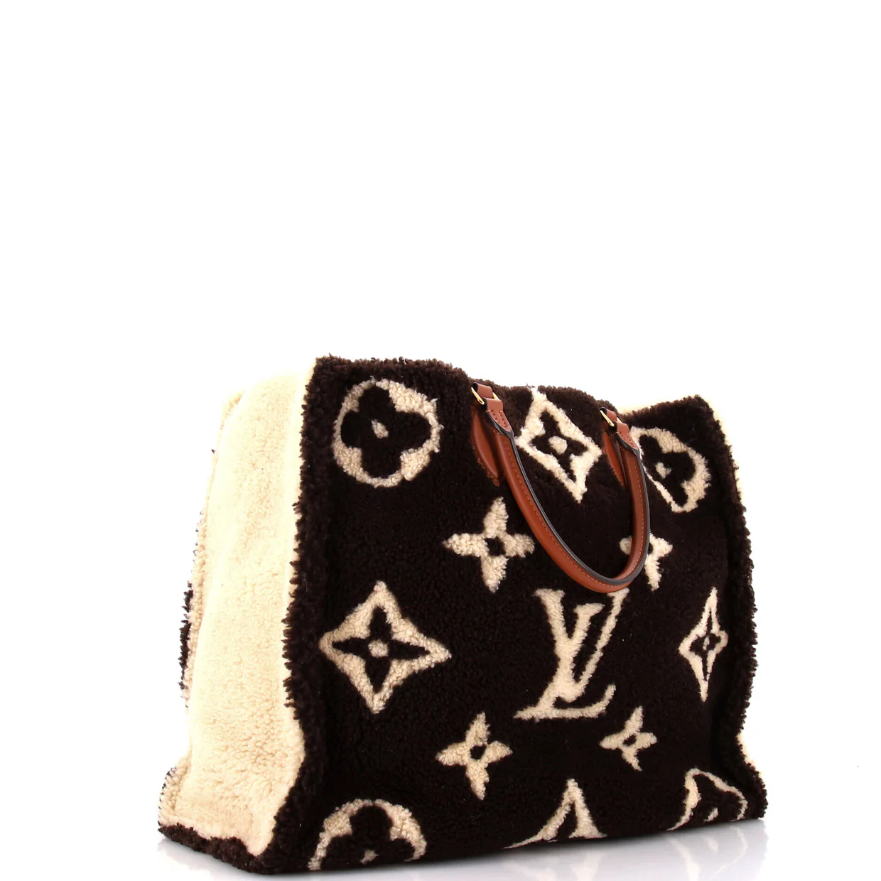 OnTheGo Tote Monogram Giant Teddy Fleece GM - Deep Luxury