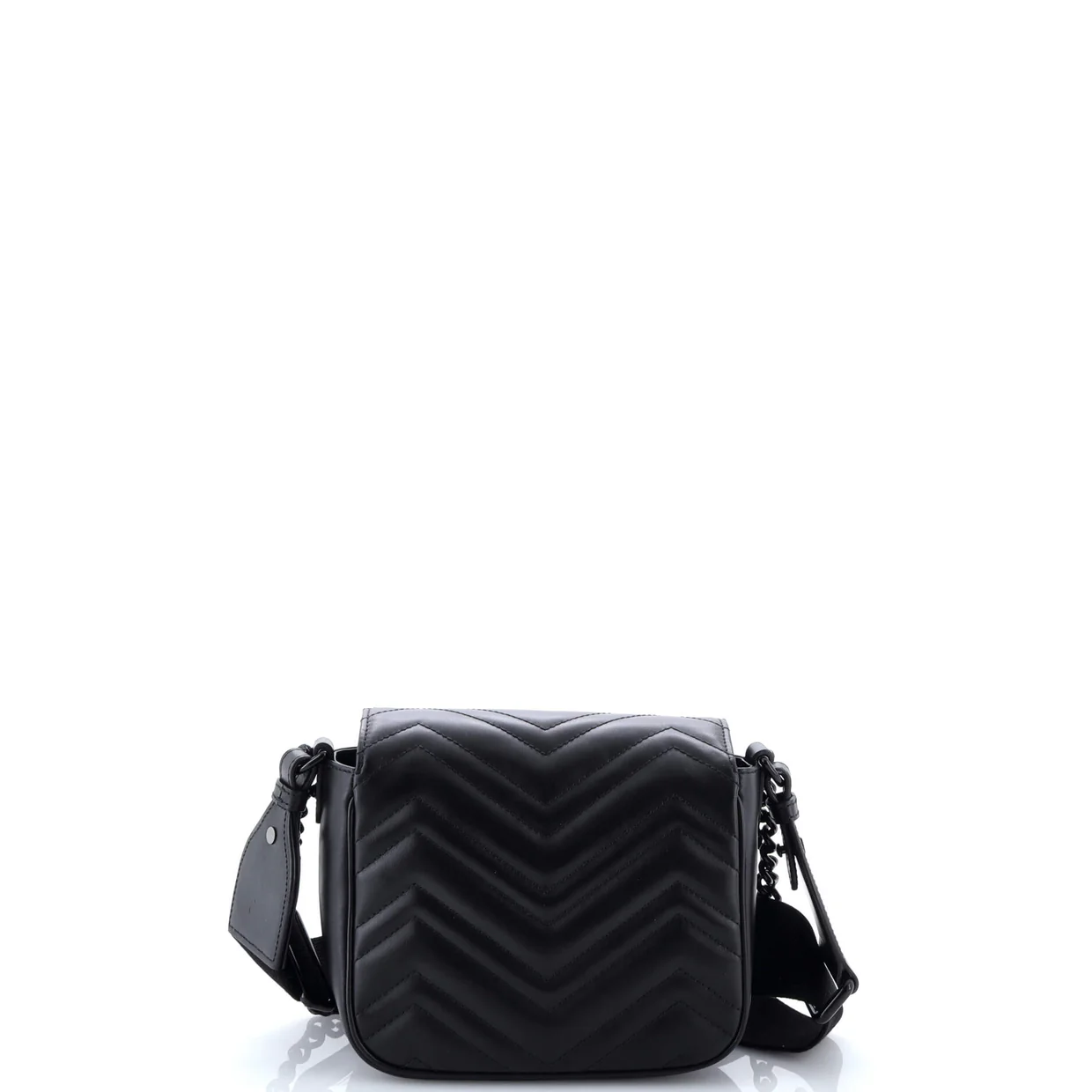 GG Marmont Convertible Flap Shoulder Bag Matelasse Leather Mini - Deep Luxury