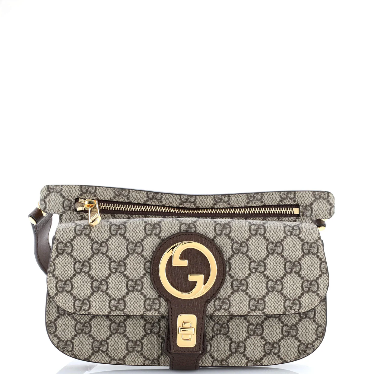 Blondie Flap Pocket Belt bag GG Coated Canvas - Deep Luxury