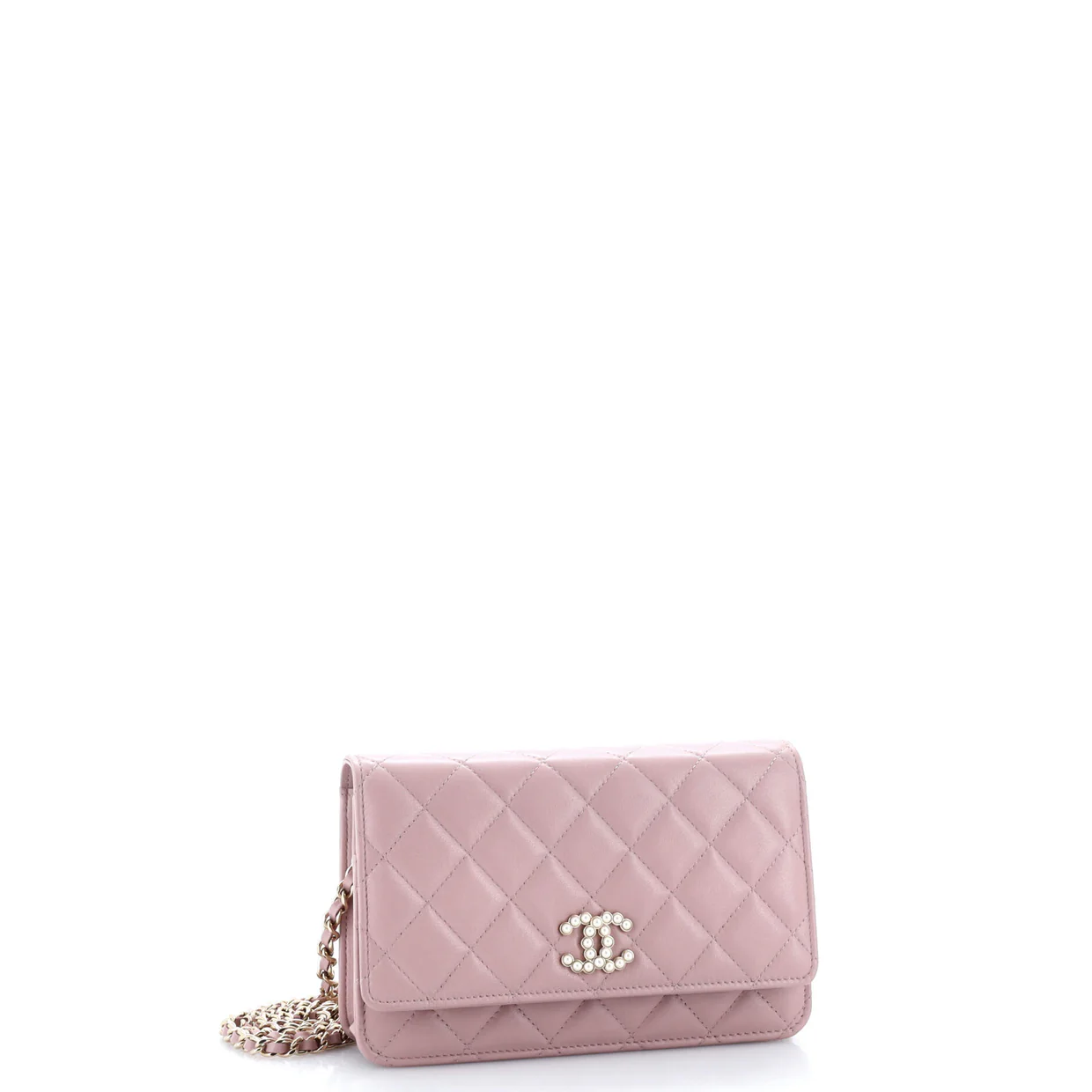 Coco Candy Wallet on Chain Quilted Caviar - Deep Luxury