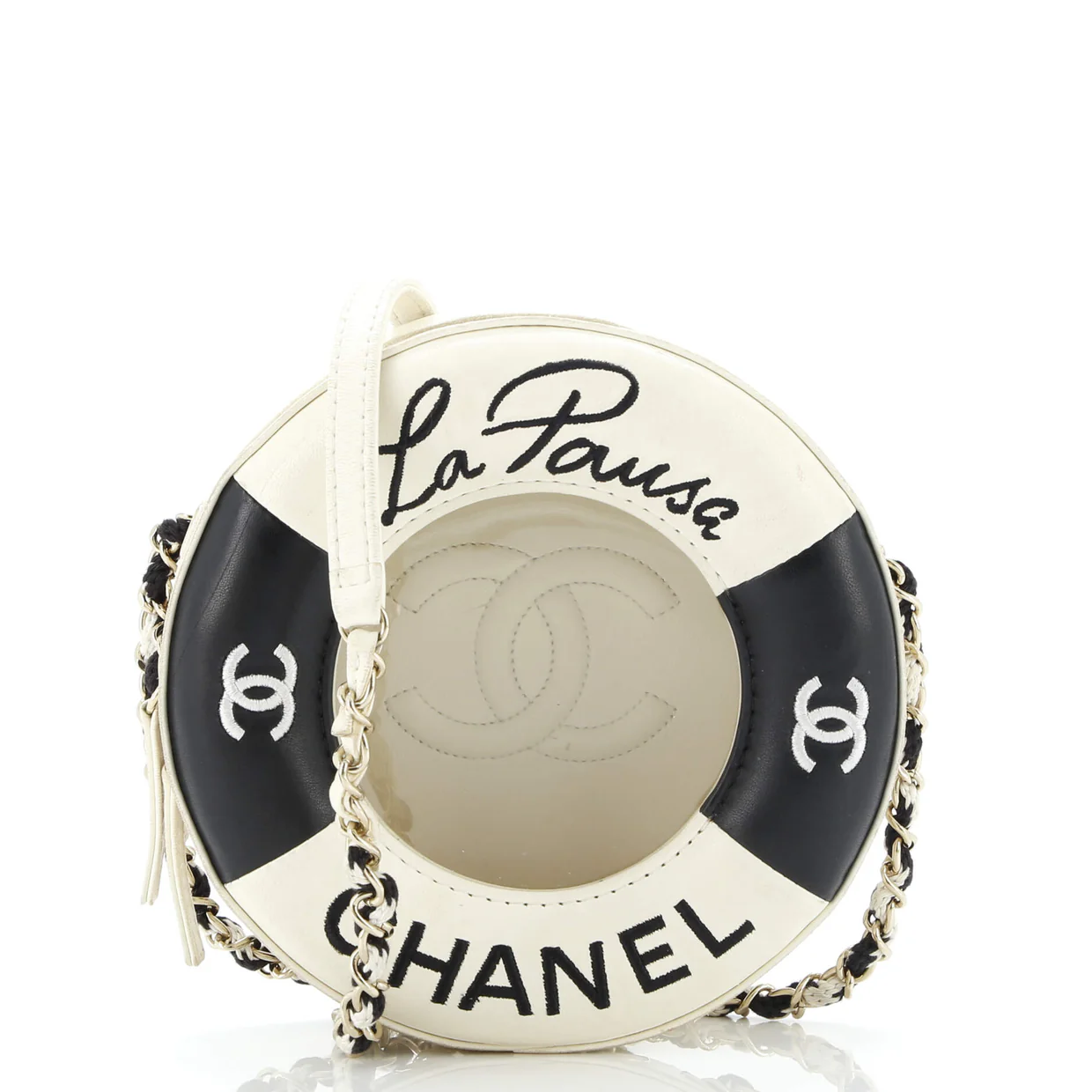 Lifesaver Round Crossbody Bag Lambskin Small - Deep Luxury