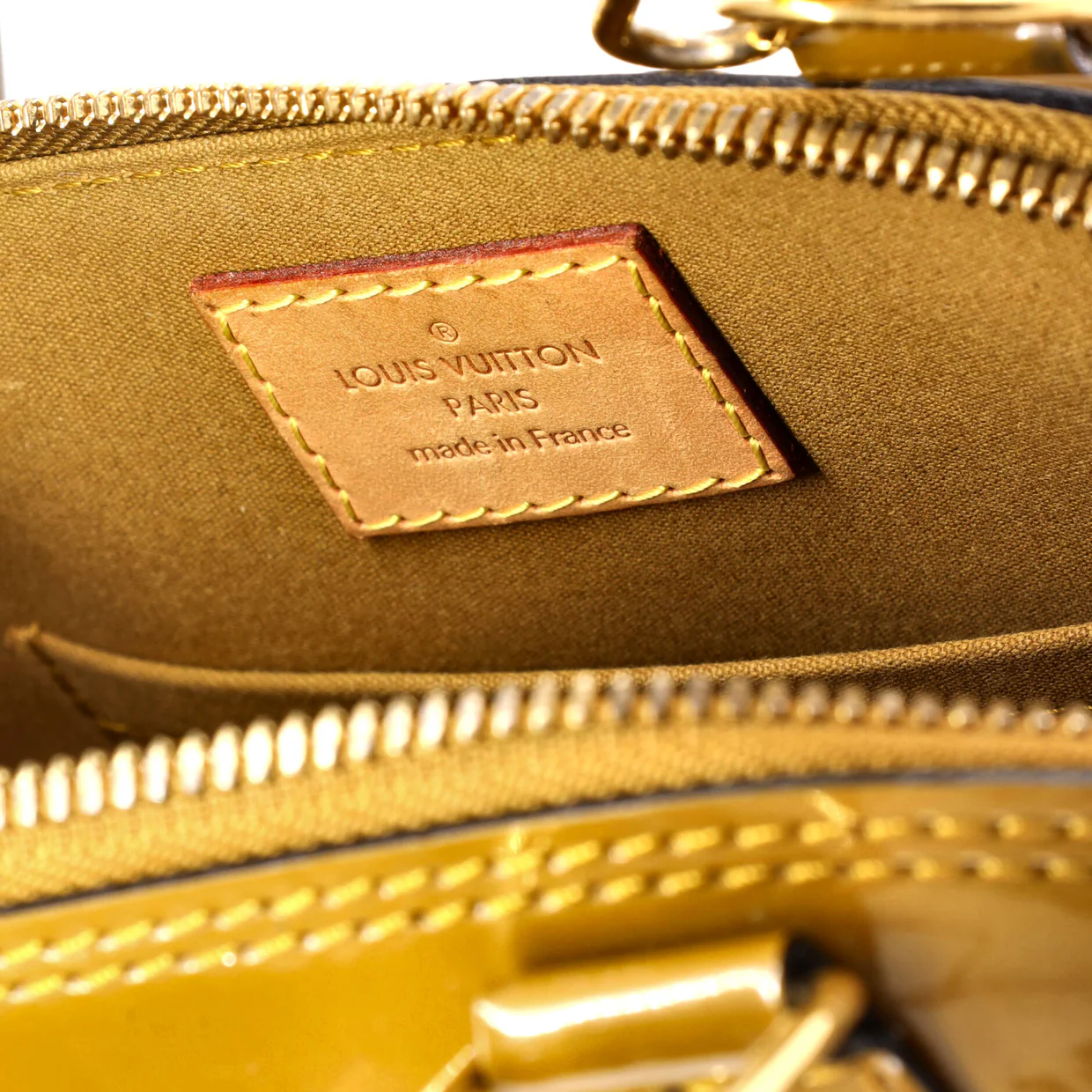 Alma Handbag Monogram Vernis BB - Deep Luxury