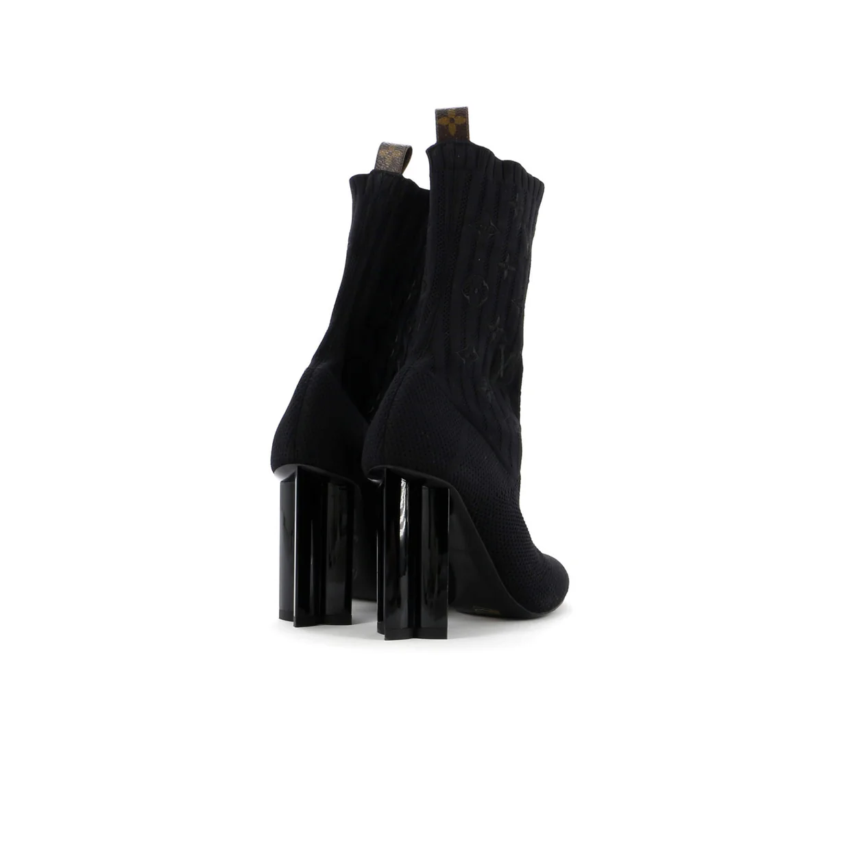 Women's Silhouette Ankle Boots Stretch Fabric - Deep Luxury