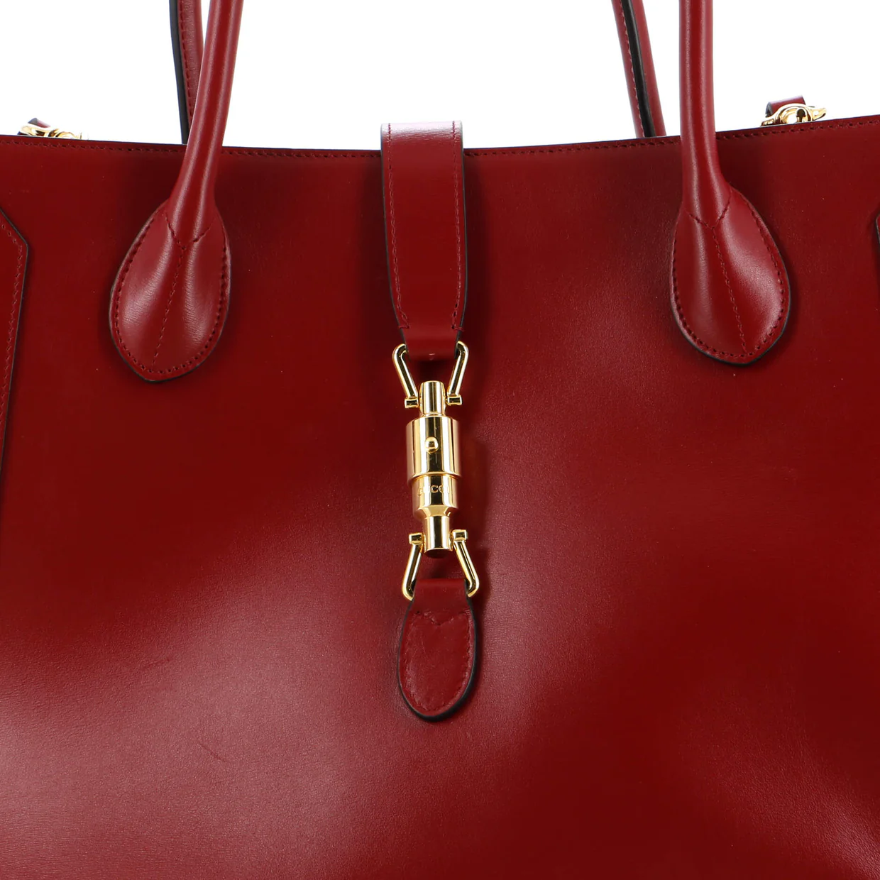 Jackie 1961 Tote Leather Large - Deep Luxury