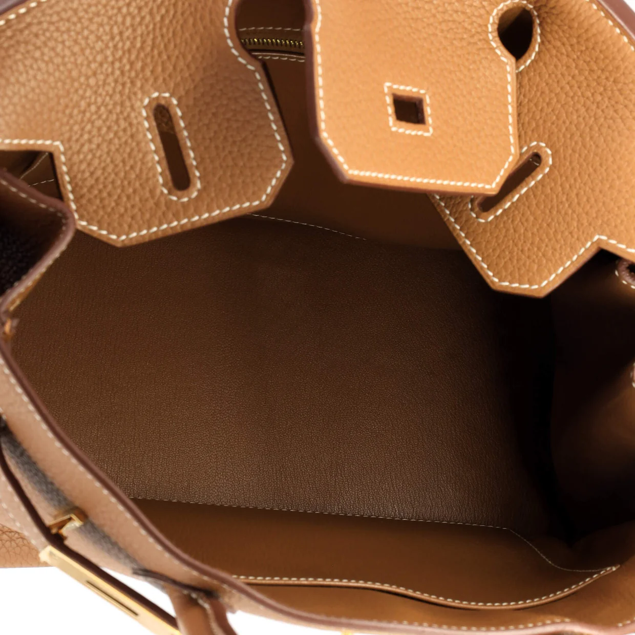 Birkin Handbag Gold Clemence with Gold Hardware 30 - Deep Luxury